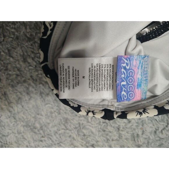 Coco Rave Strapless Floral Mini Dress Md Sexy Boho Cottage Core - Picture 8 of 11